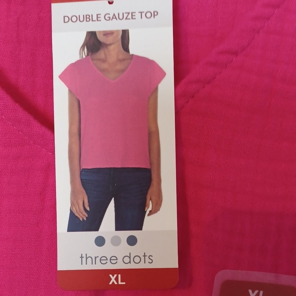 Three Dots Top, size XL. - Picture 8 of 12